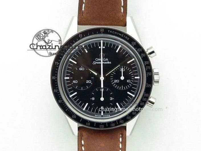 0508 Chic Planet Ocean Master Chrono 45mm SS OM 1:1 Best Edition Blue Dial On Blue Rubber Strap A 8172